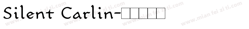 Silent Carlin字体转换